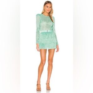 Sabina Musayev Monique dress in Mint - XS